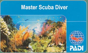 PADI Diving Course - Master Scuba Diver